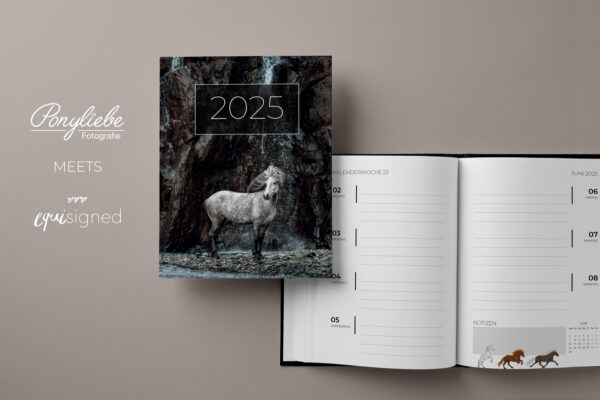 Wochenplaner Islaender 2025 Ponyliebe Fotografie Equisigned Kalender